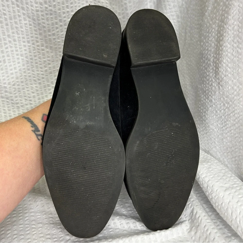 Sbicca 9 Women’s Corduroy Black Loafers EUC - Picture 6 of 8